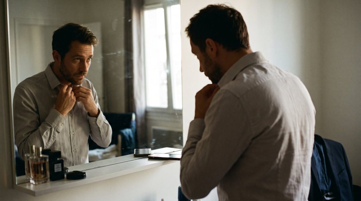 confiance-en-soi-homme-miroir-avant-rendez-vous